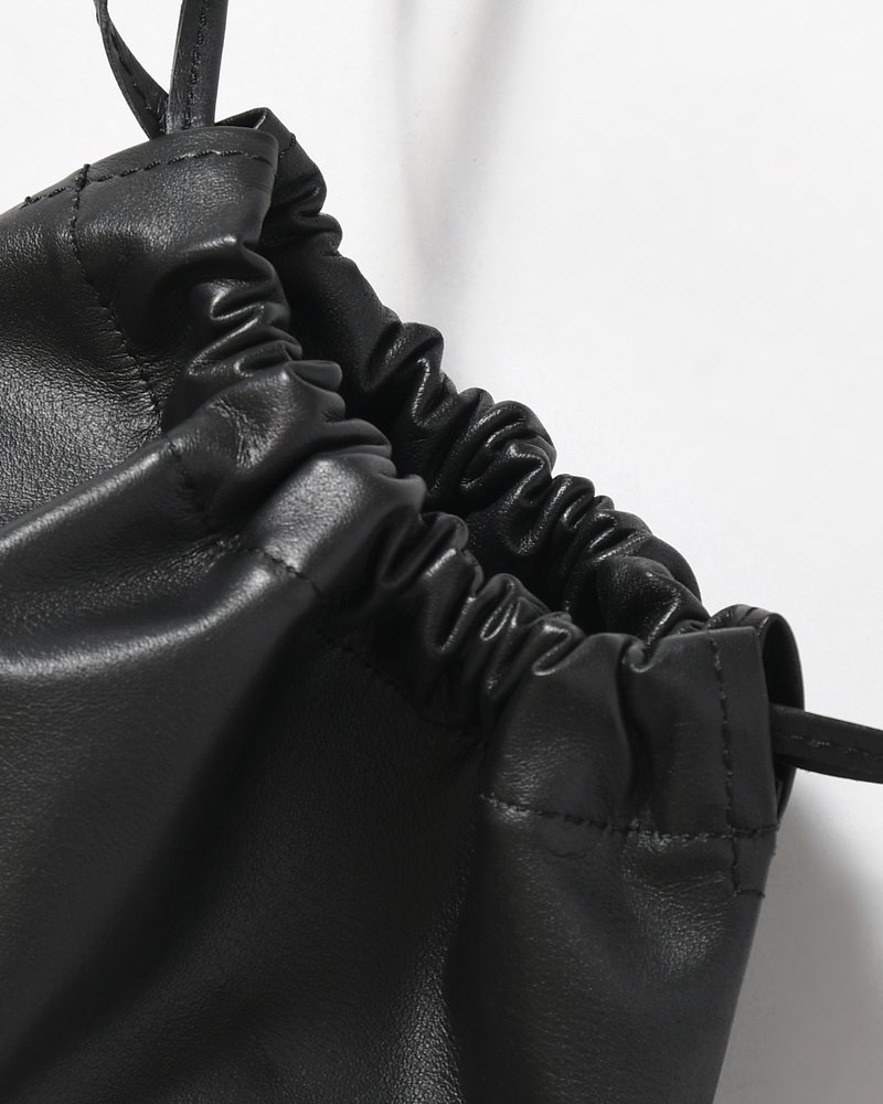 WPM SHIBORI KINCHAKU "WATERPROOF" -BLACK-