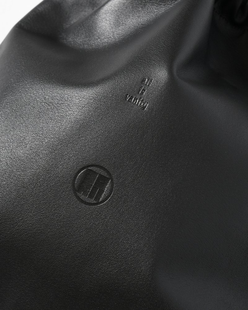 WPM SHIBORI KINCHAKU "WATERPROOF" -BLACK-