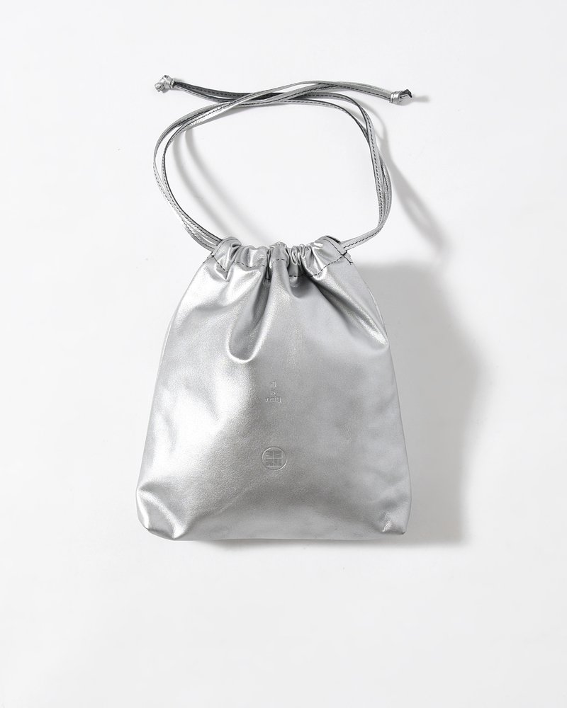 WPM SHIBORI KINCHAKU "WATERPROOF" -SILVER-