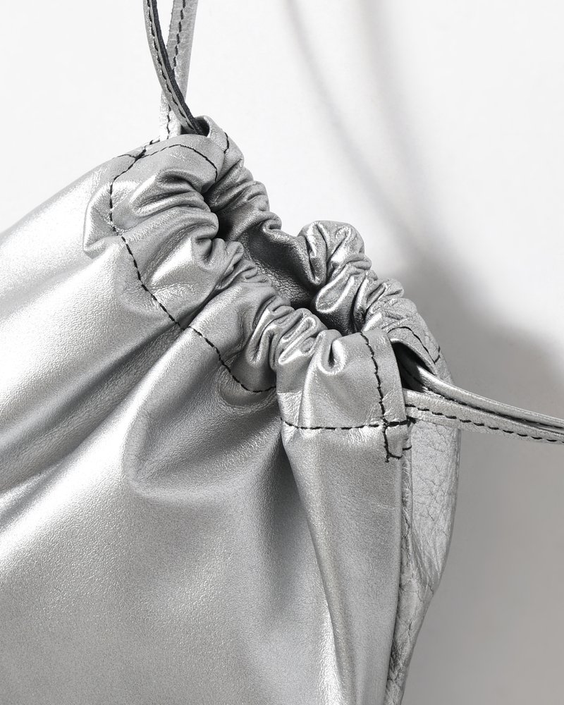 WPM SHIBORI KINCHAKU "WATERPROOF" -SILVER-