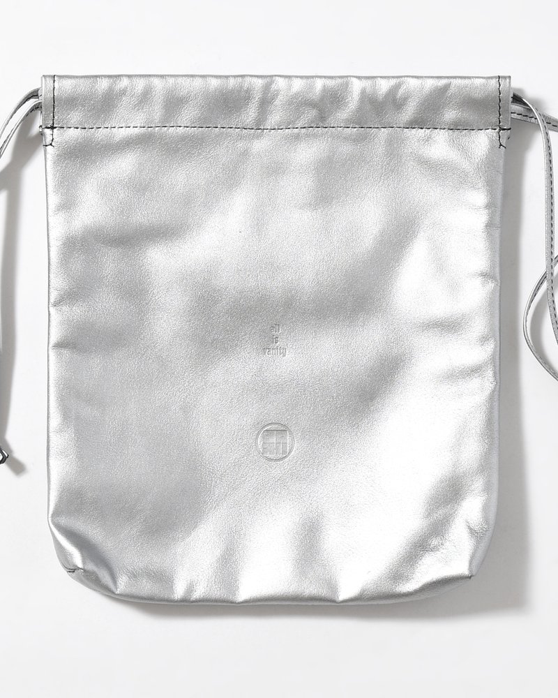WPM SHIBORI KINCHAKU "WATERPROOF" -SILVER-