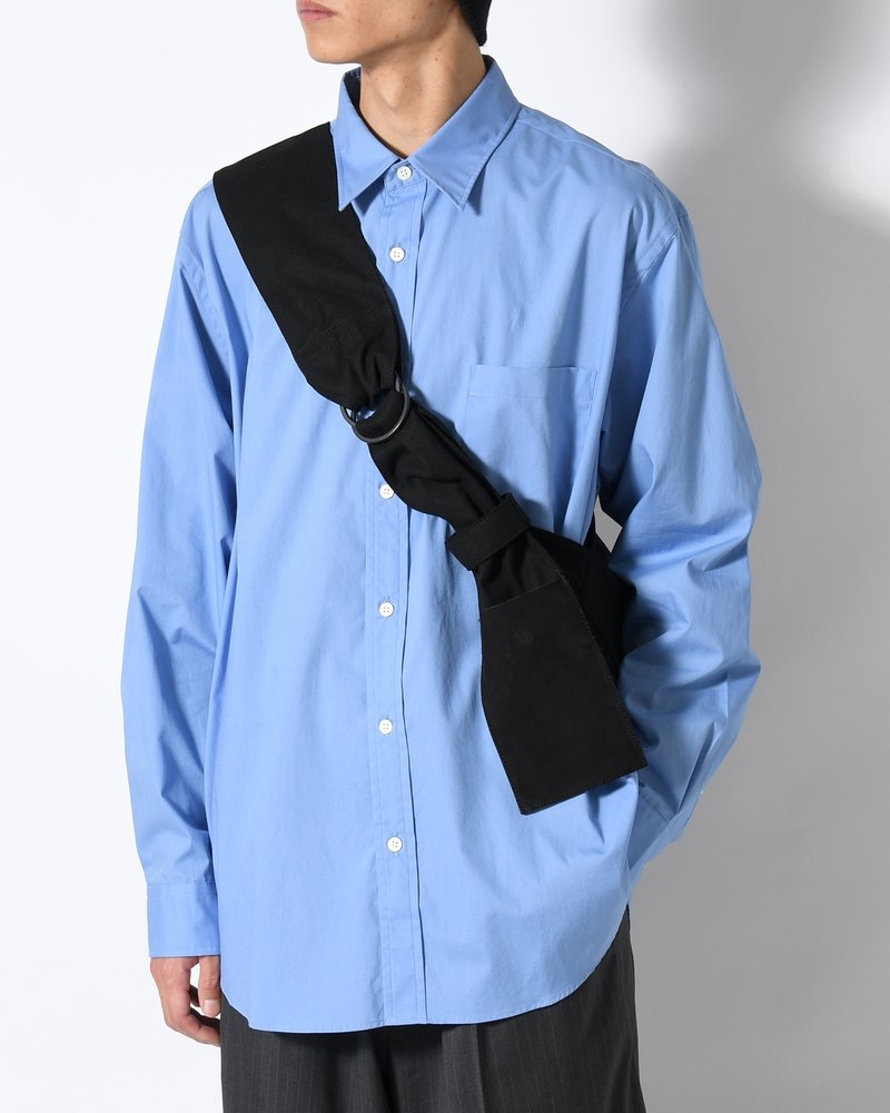 TASUKI SHOULDER "HIGH DENSITY MICROFIBER" (STANDARD SIZE) -BLACK-