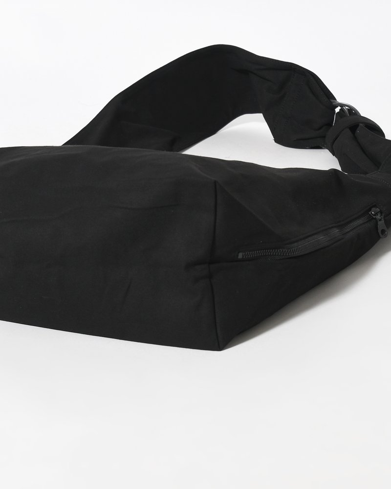 TASUKI SHOULDER "HIGH DENSITY MICROFIBER" (STANDARD SIZE) -BLACK-