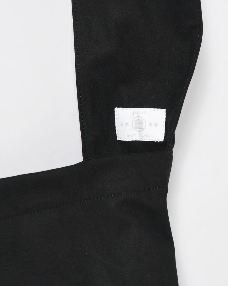 TASUKI SHOULDER "HIGH DENSITY MICROFIBER" (STANDARD SIZE) -BLACK-