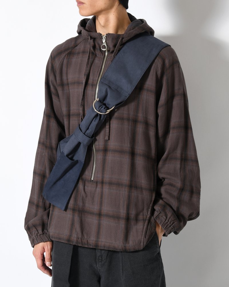 TASUKI SHOULDER "HIGH DENSITY MICROFIBER" (STANDARD SIZE) -NAVY-