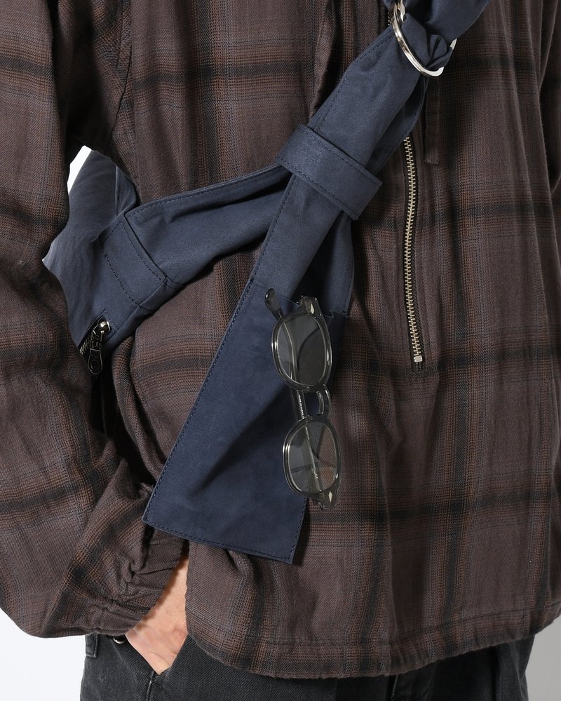 TASUKI SHOULDER "HIGH DENSITY MICROFIBER" (STANDARD SIZE) -NAVY-