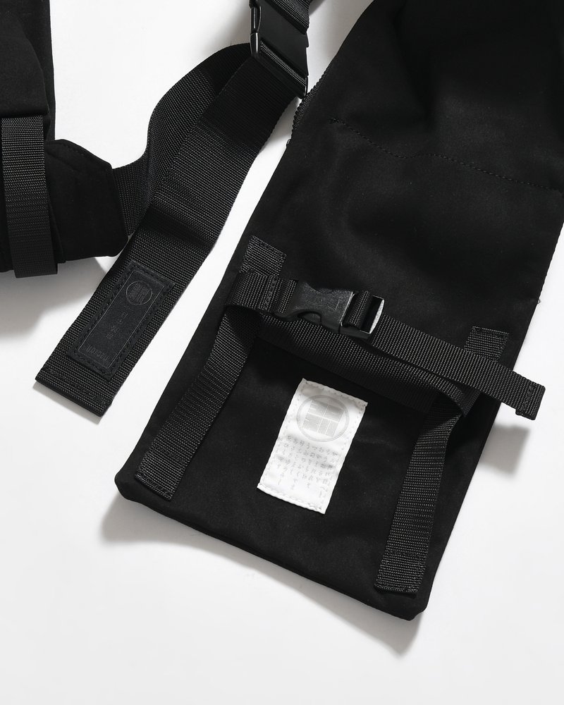 NITEN TASUKI SHOULDER "HIGH DENSITY MICROFIBER" -BLACK-