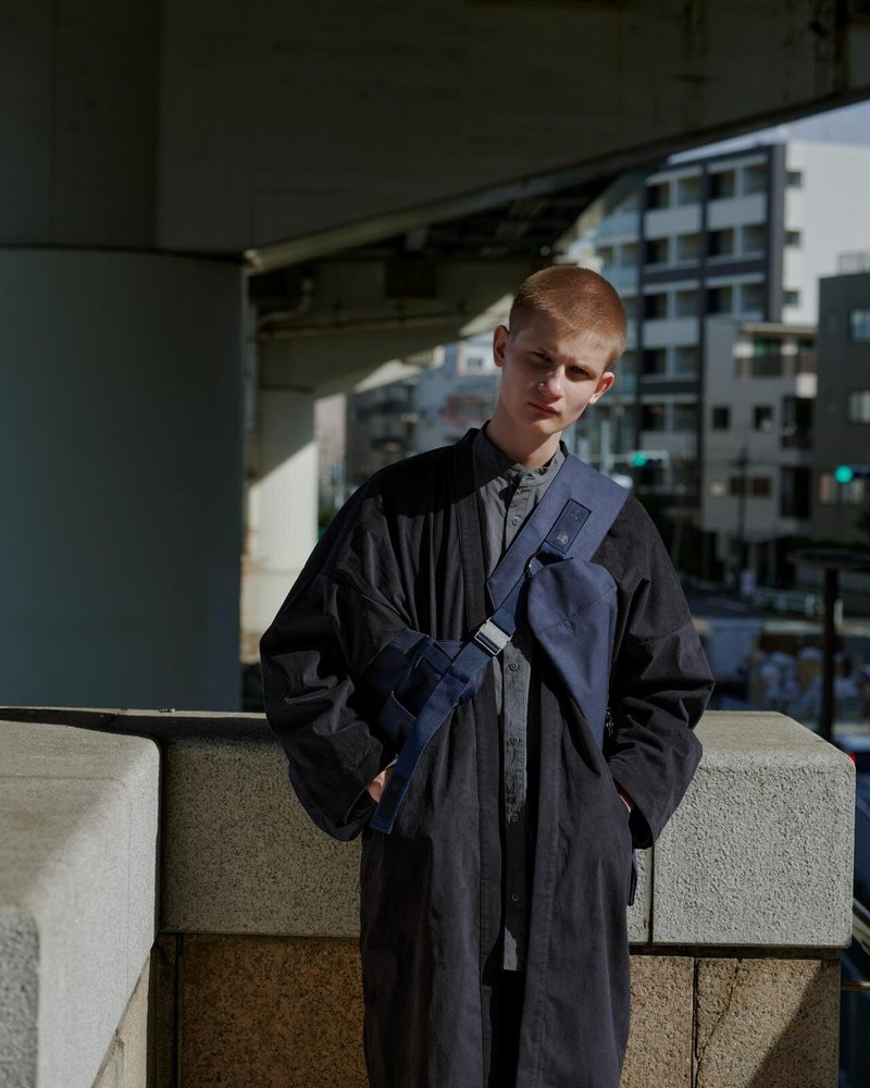 NITEN TASUKI SHOULDER "HIGH DENSITY MICROFIBER" -NAVY-