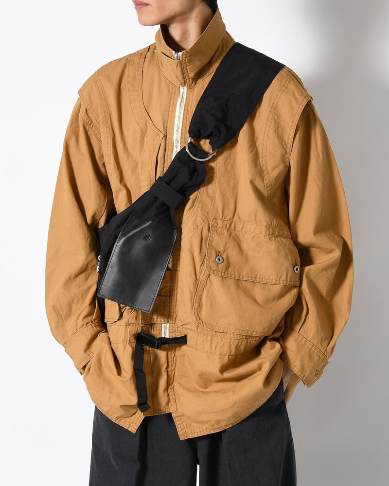TASUKI SHOULDER "TA-TEX" (STANDARD SIZE) -BLACK-