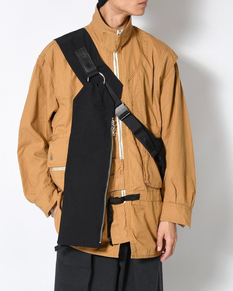 NITEN TASUKI SHOULDER "TA-TEX" -BLACK-