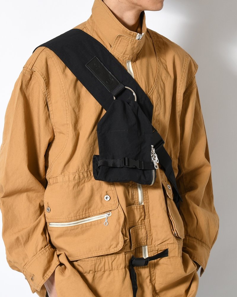 NITEN TASUKI SHOULDER "TA-TEX" -BLACK-