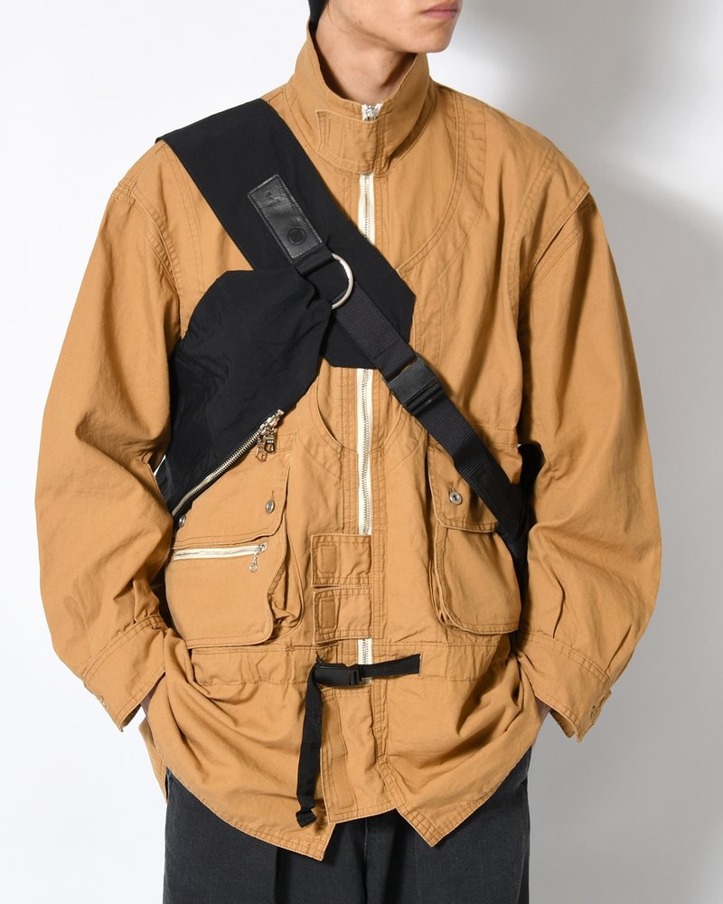 NITEN TASUKI SHOULDER "TA-TEX" -BLACK-