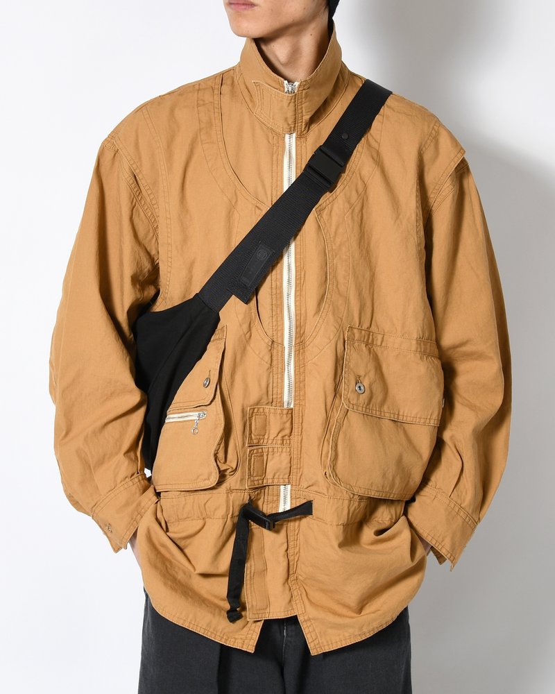 MIKAZUKI TASUKI SHOULDER-MF "NINJA-TEX" -BLACK-