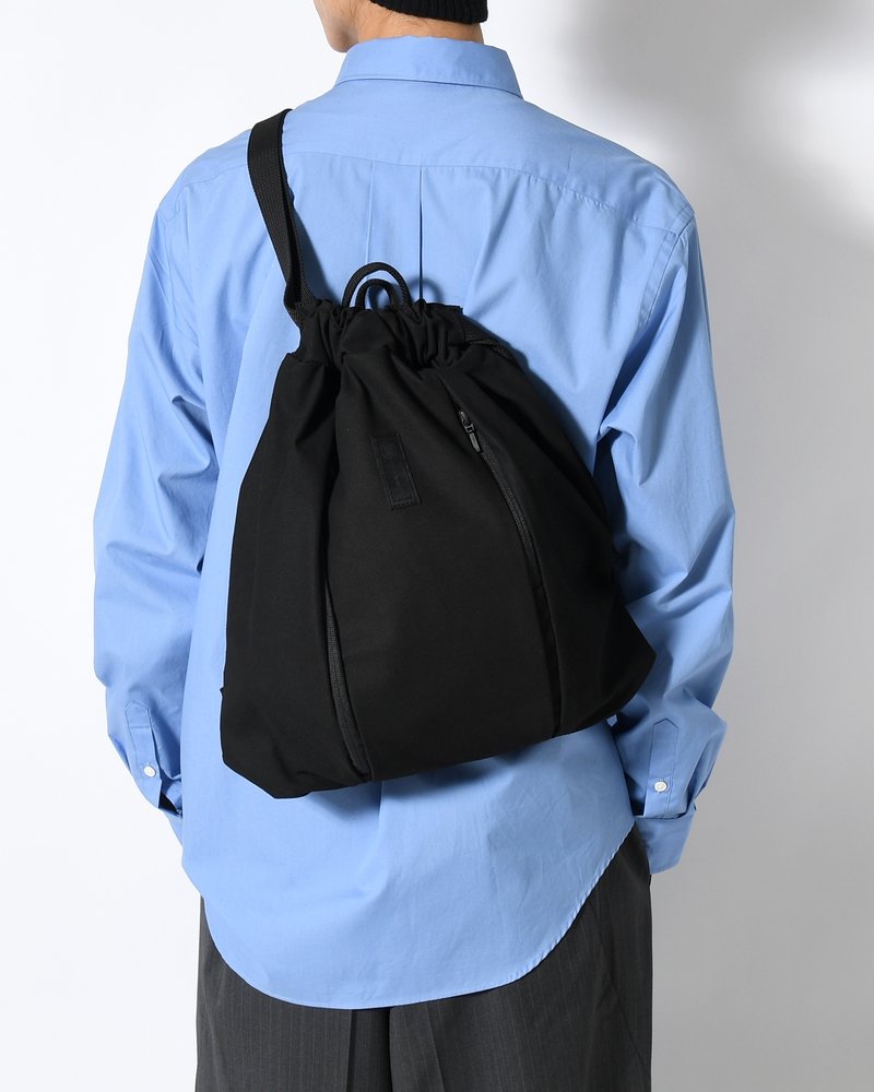 BACKPACK "NINJA-TEX" HIGH DENSITY MICROFIBER -BLACK-