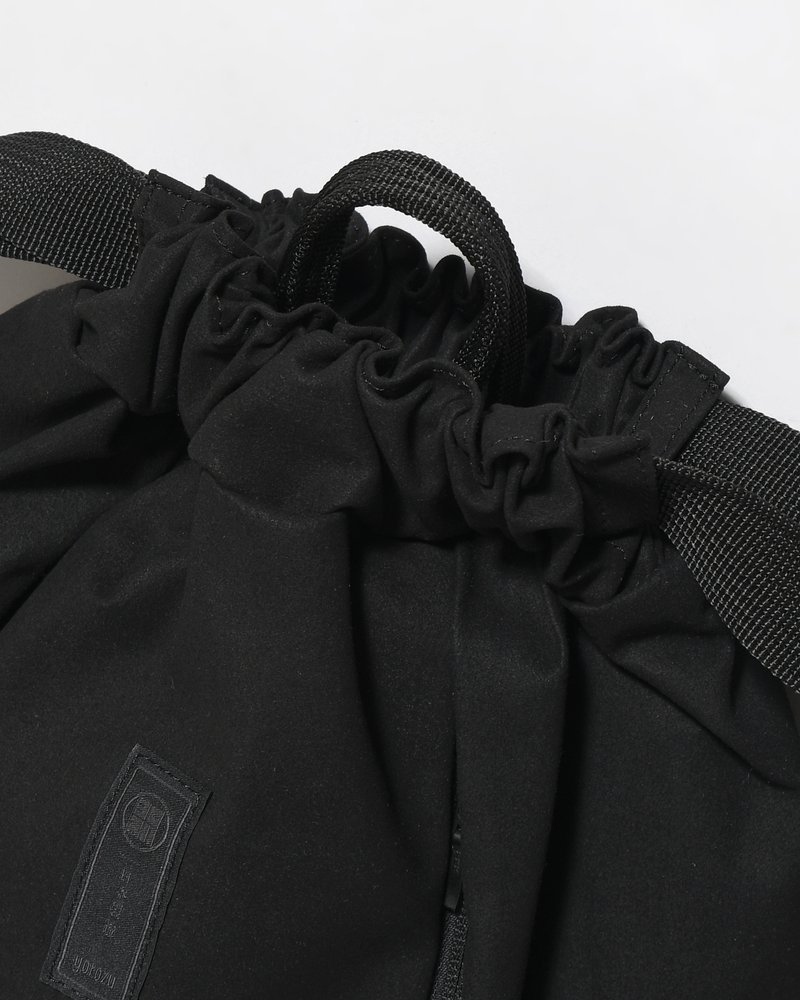 BACKPACK "NINJA-TEX" HIGH DENSITY MICROFIBER -BLACK-