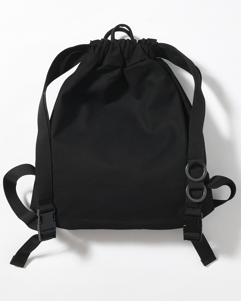 BACKPACK "NINJA-TEX" HIGH DENSITY MICROFIBER -BLACK-