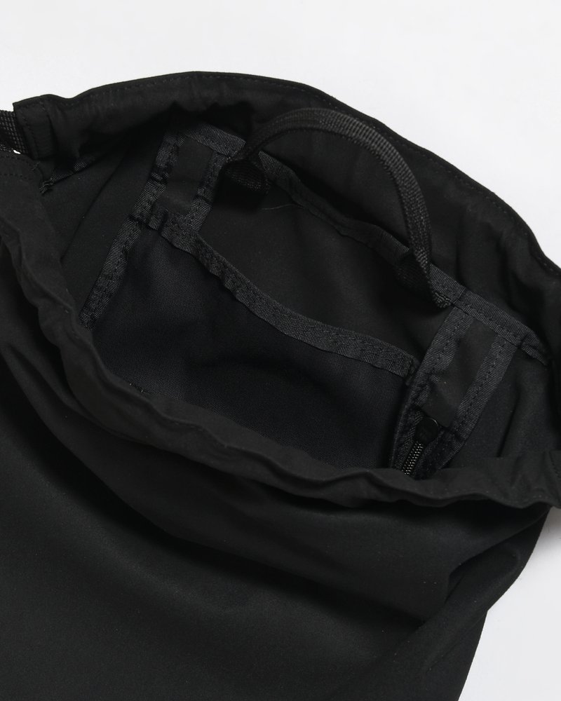 BACKPACK "NINJA-TEX" HIGH DENSITY MICROFIBER -BLACK-