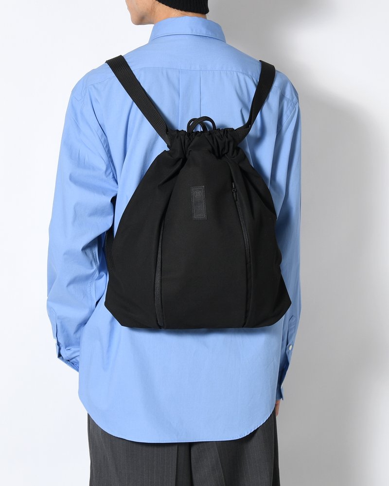 BACKPACK "NINJA-TEX" HIGH DENSITY MICROFIBER -BLACK-