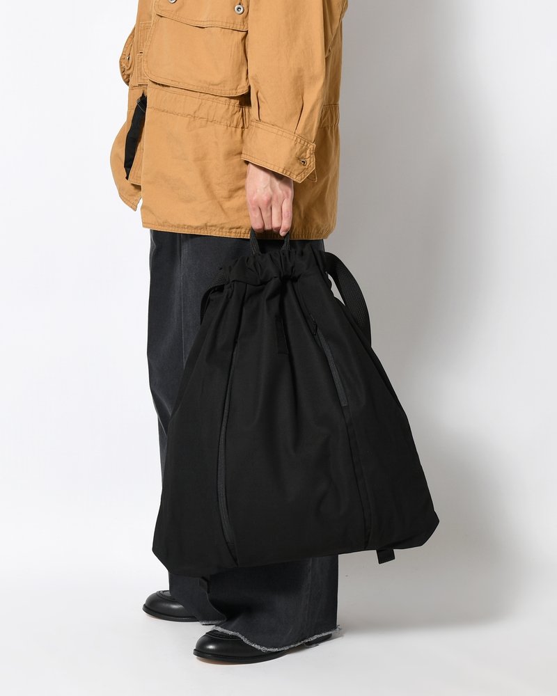 BACKPACK-XL "NINJA-TEX" HIGH DENSITY MICROFIBER -BLACK-