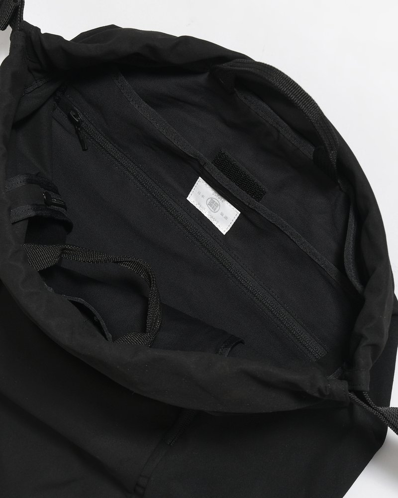 BACKPACK-XL "NINJA-TEX" HIGH DENSITY MICROFIBER -BLACK-