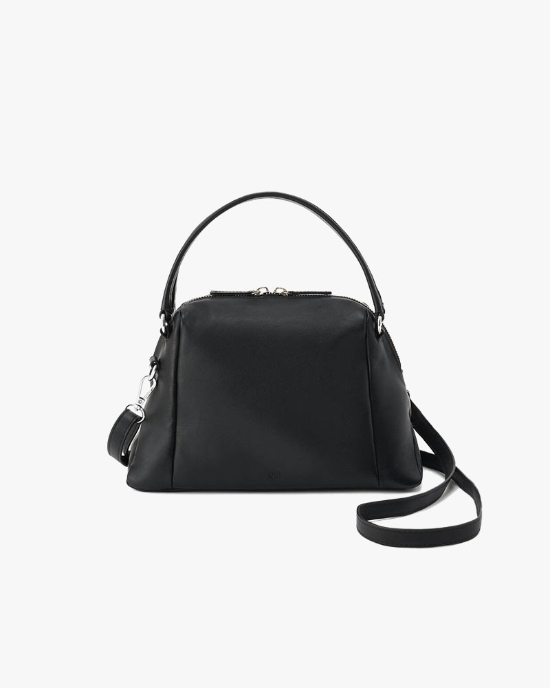 MINI BOSTON SHOULDER BAG -BLACK-