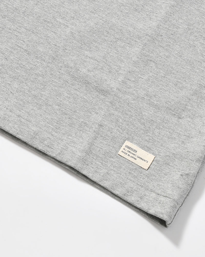 ORGANIC COTTON CHILL POCKET TEE -GREY-