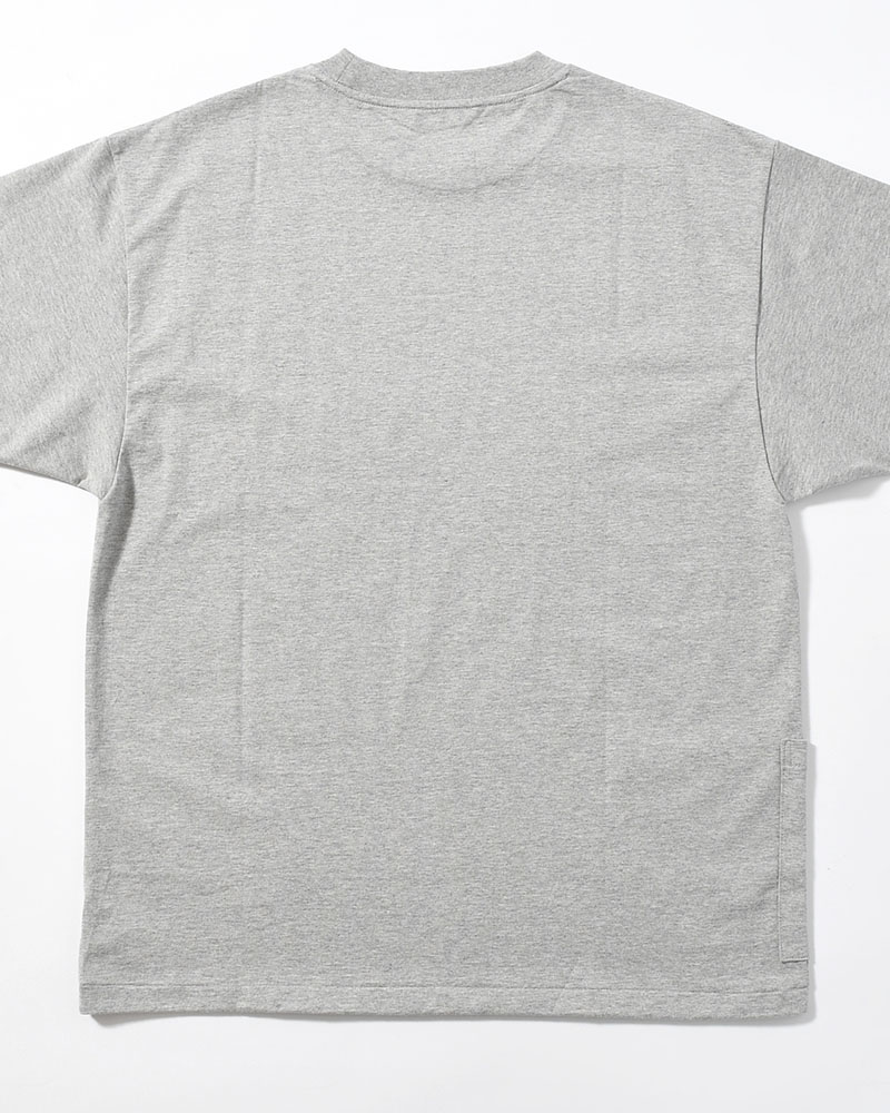 ORGANIC COTTON CHILL POCKET TEE -GREY-