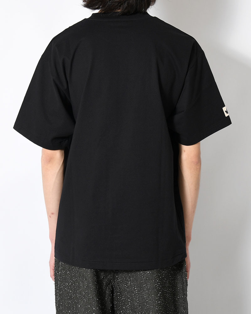 ORGANIC COTTON CHILL POCKET TEE -BLACK-