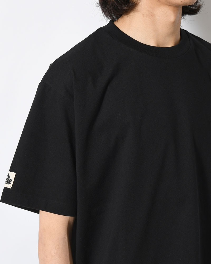 ORGANIC COTTON CHILL POCKET TEE -BLACK-