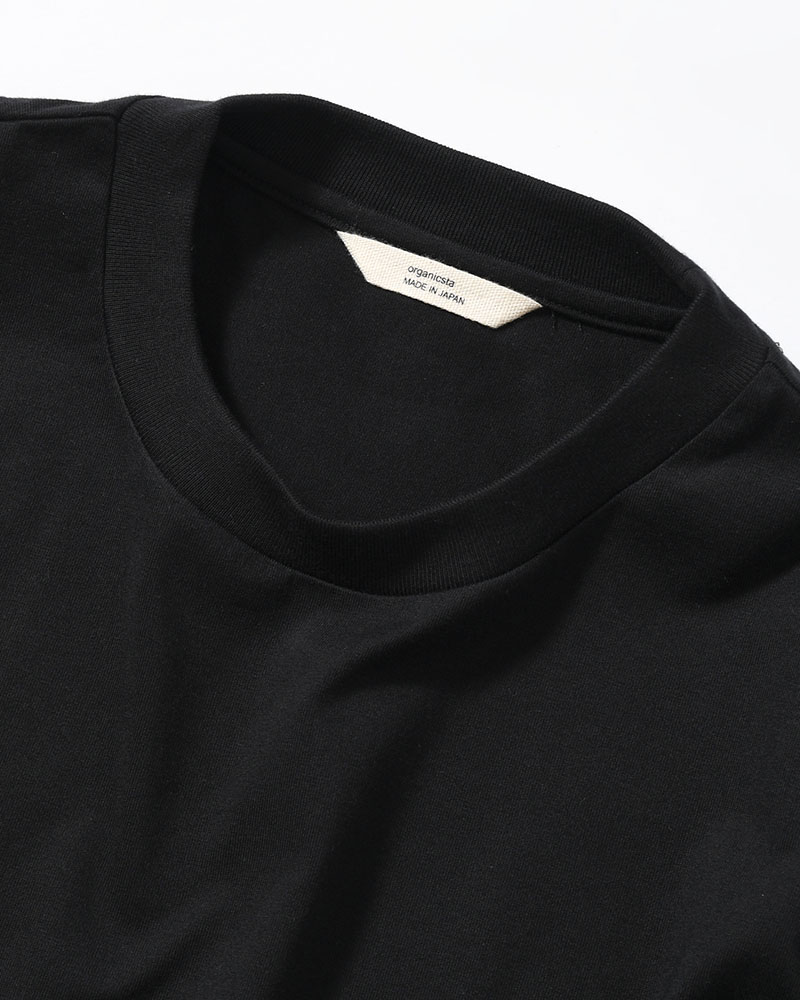 ORGANIC COTTON CHILL POCKET TEE -BLACK-