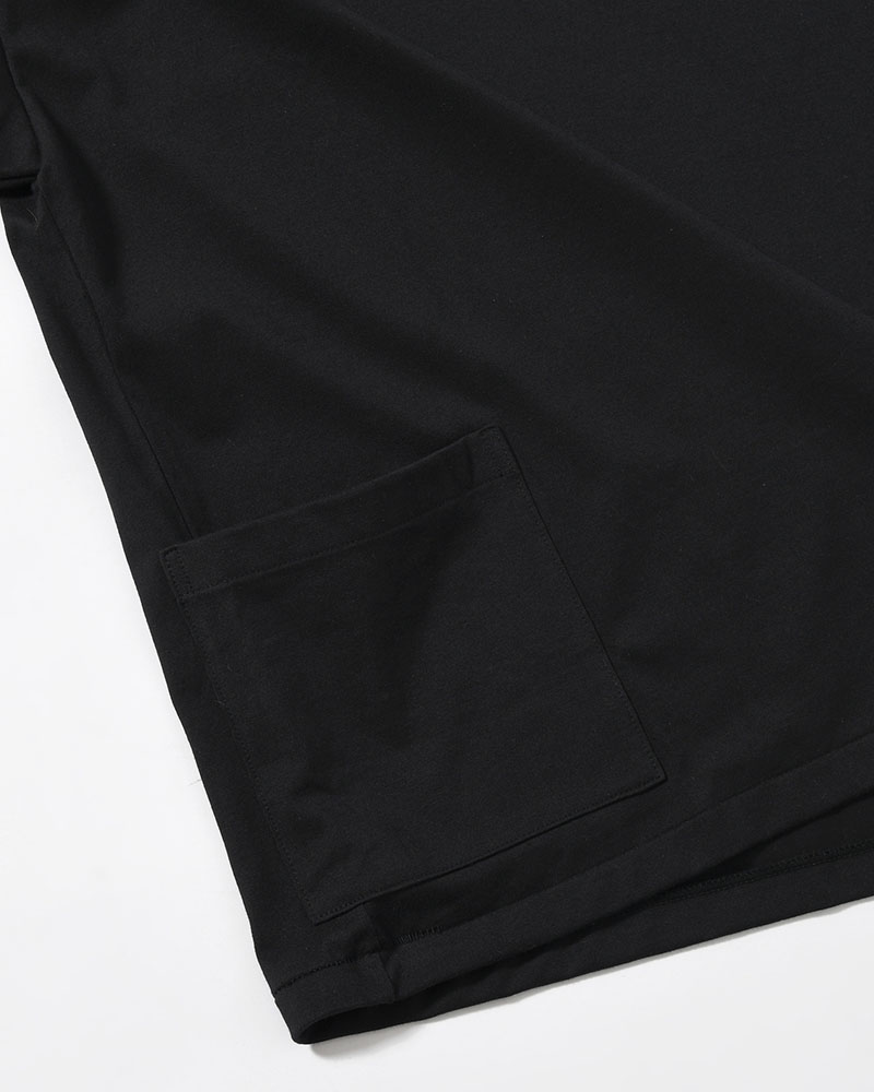 ORGANIC COTTON CHILL POCKET TEE -BLACK-