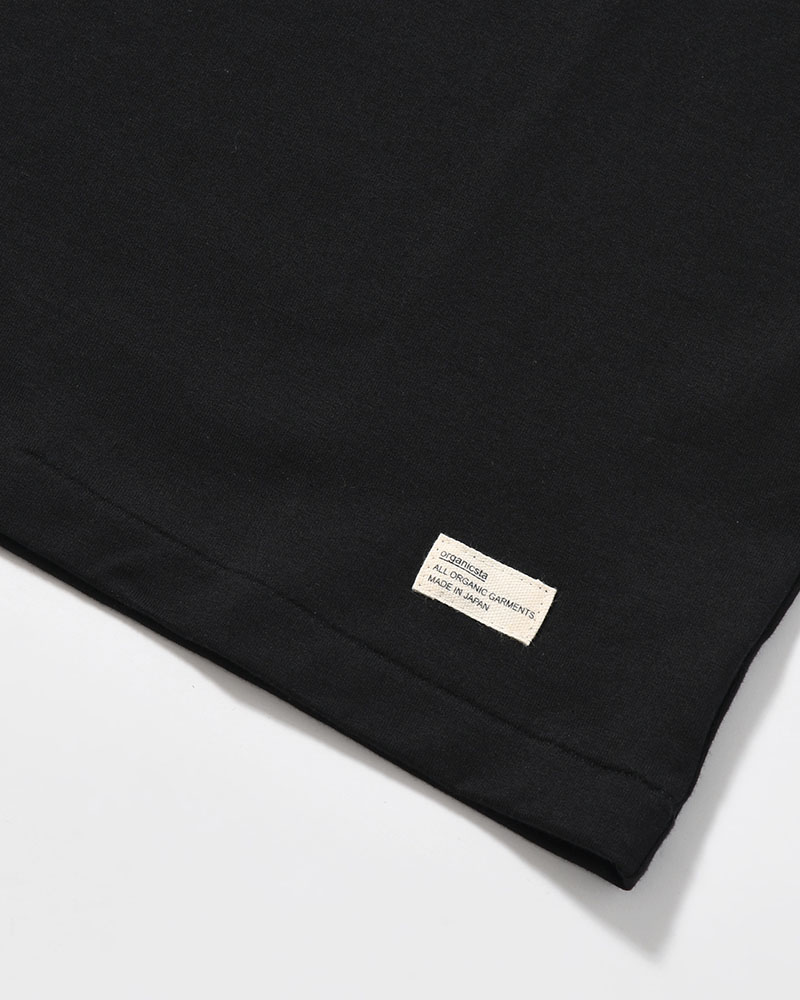 ORGANIC COTTON CHILL POCKET TEE -BLACK-