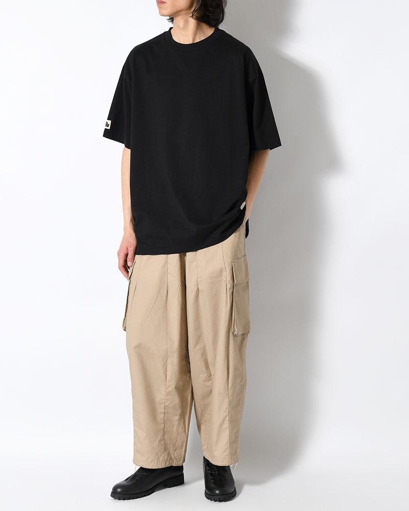 ORGANIC COTTON CHILL TEE × BAKIBAKI -BLACK-