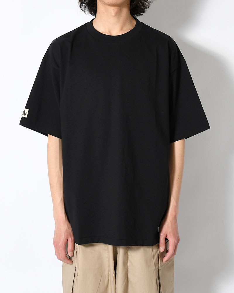 ORGANIC COTTON CHILL TEE × BAKIBAKI -BLACK-