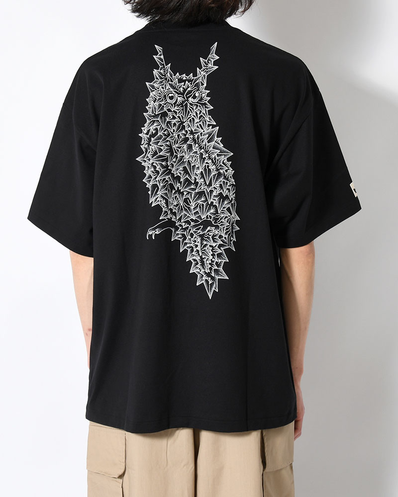 ORGANIC COTTON CHILL TEE × BAKIBAKI -BLACK-