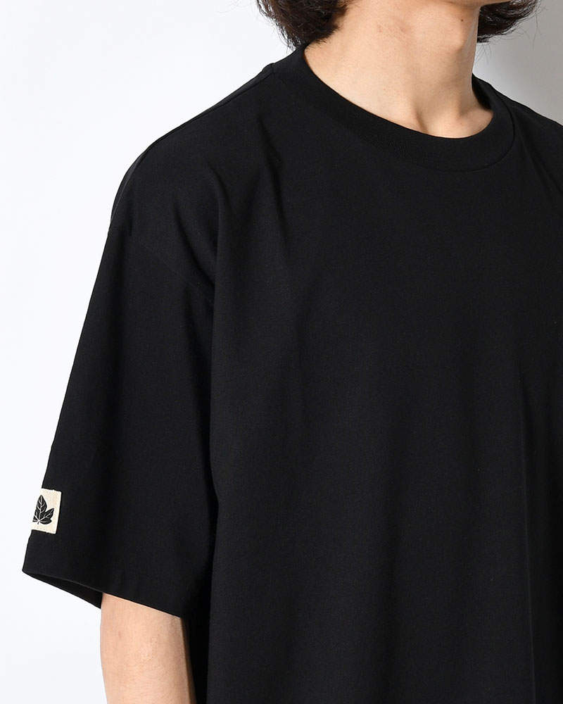 ORGANIC COTTON CHILL TEE × BAKIBAKI -BLACK-
