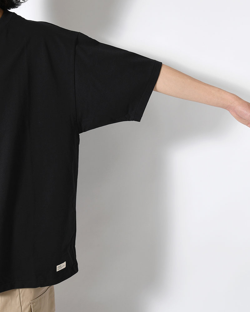 ORGANIC COTTON CHILL TEE × BAKIBAKI -BLACK-