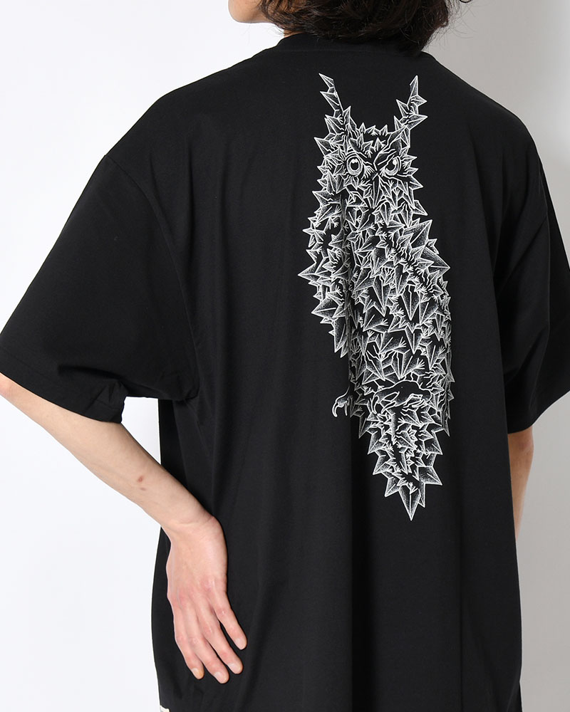 ORGANIC COTTON CHILL TEE × BAKIBAKI -BLACK-