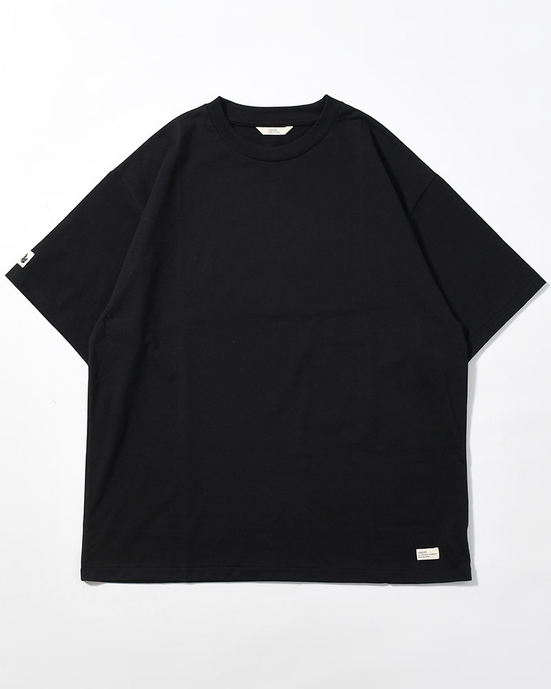 ORGANIC COTTON CHILL TEE × BAKIBAKI -BLACK-