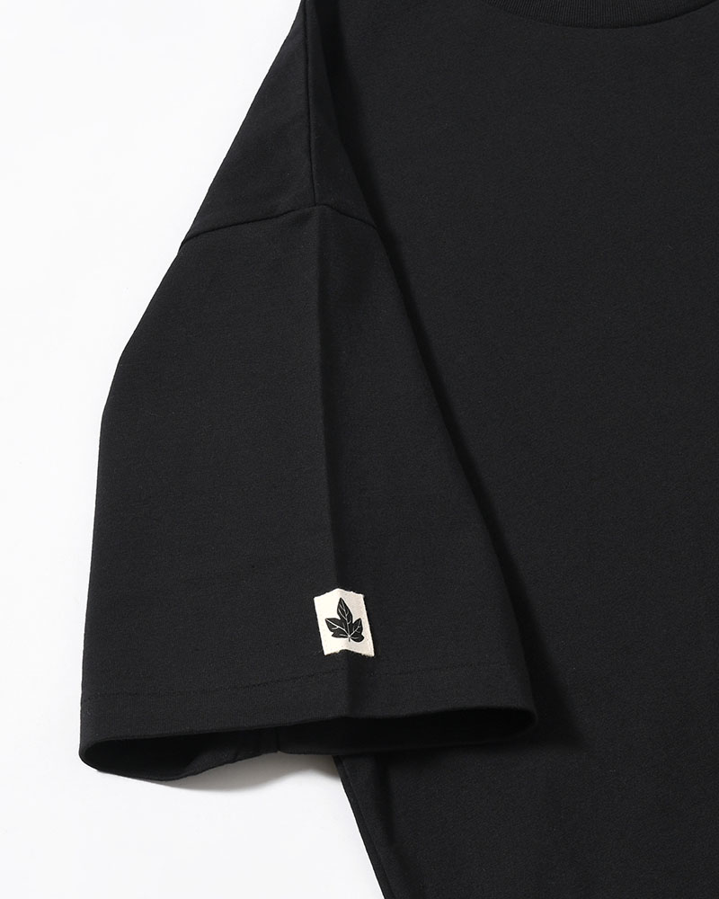 ORGANIC COTTON CHILL TEE × BAKIBAKI -BLACK-