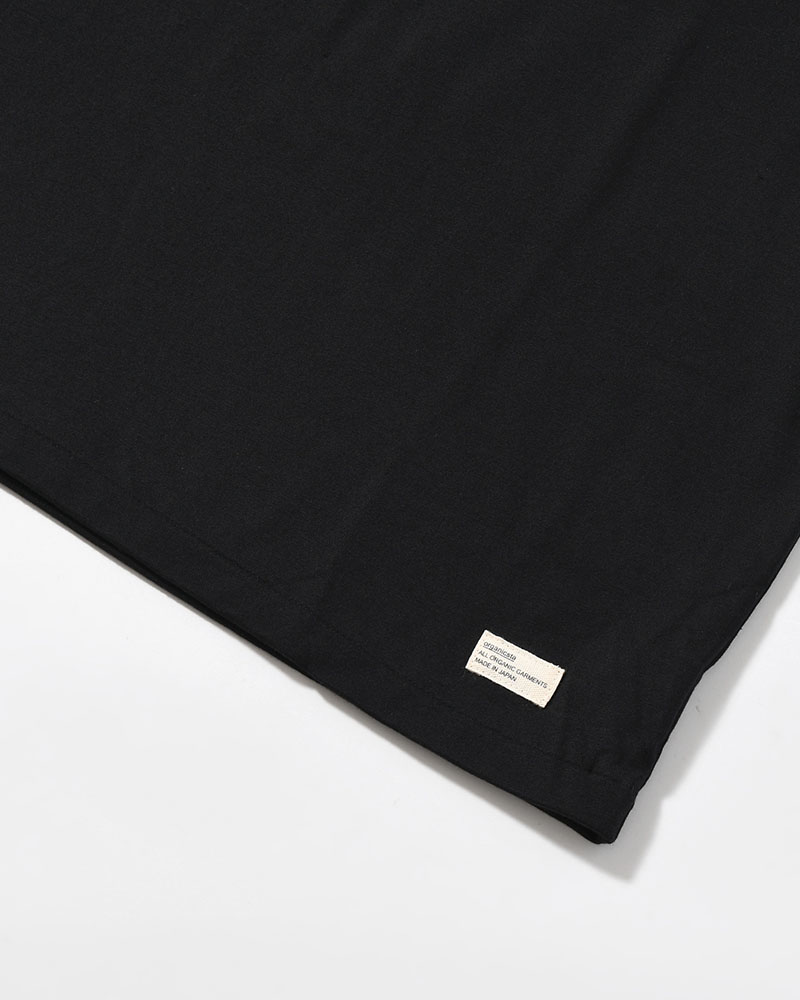 ORGANIC COTTON CHILL TEE × BAKIBAKI -BLACK-