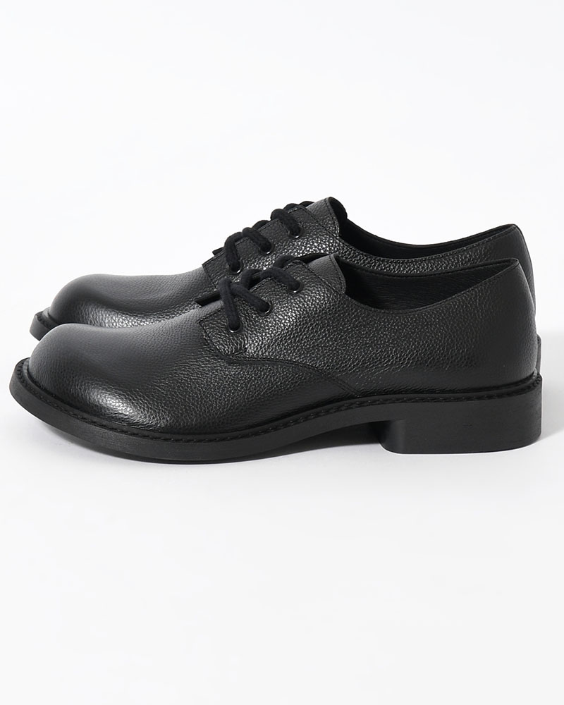 073 DERBY (Pebble Leather) -BLACK-