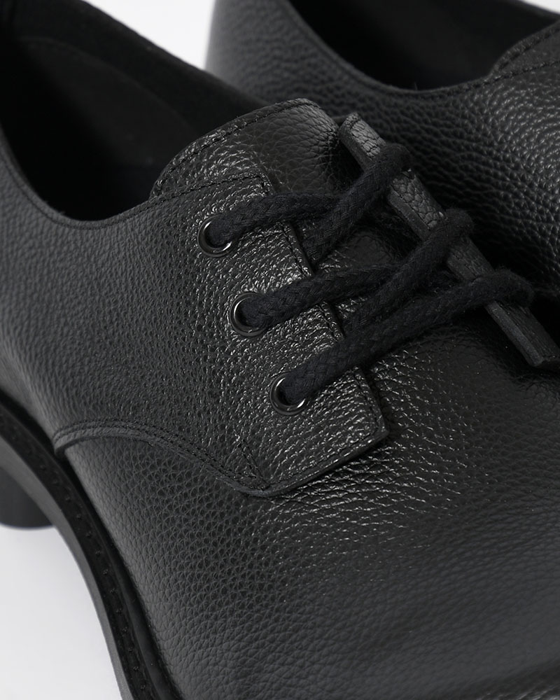 073 DERBY (Pebble Leather) -BLACK-