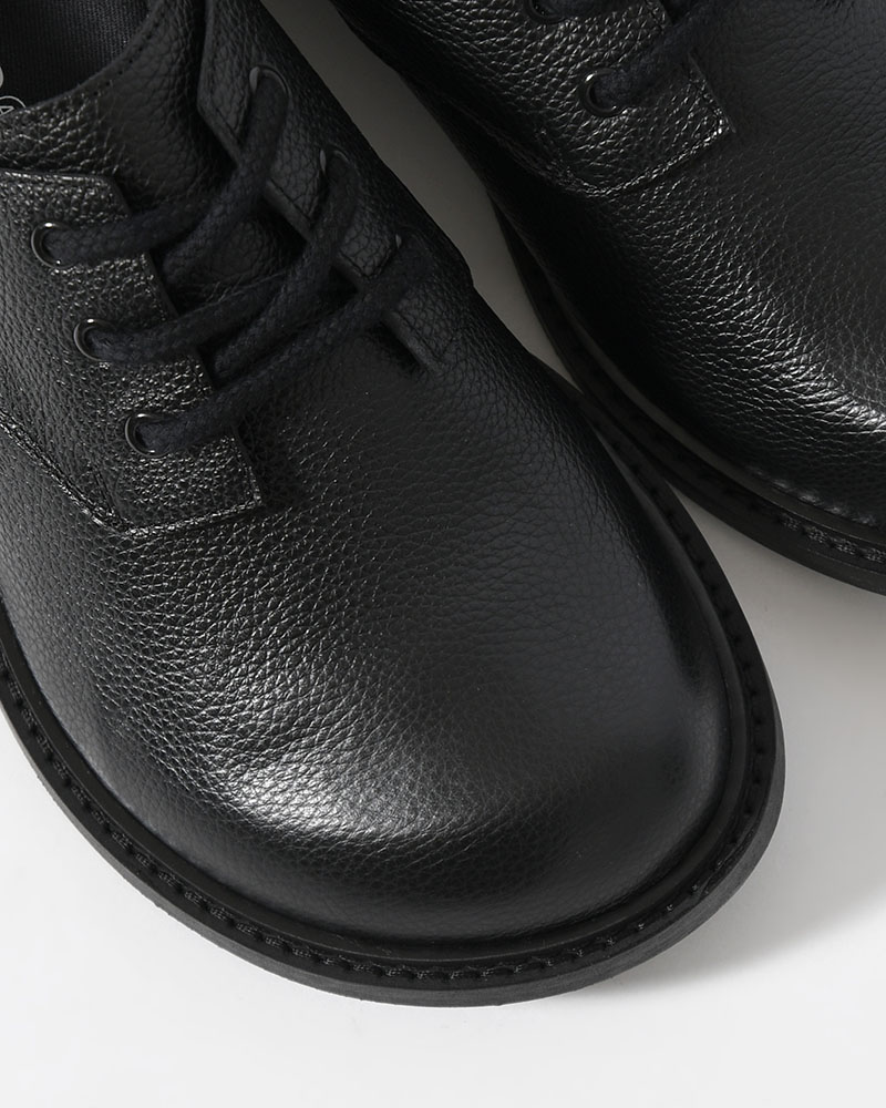 073 DERBY (Pebble Leather) -BLACK-