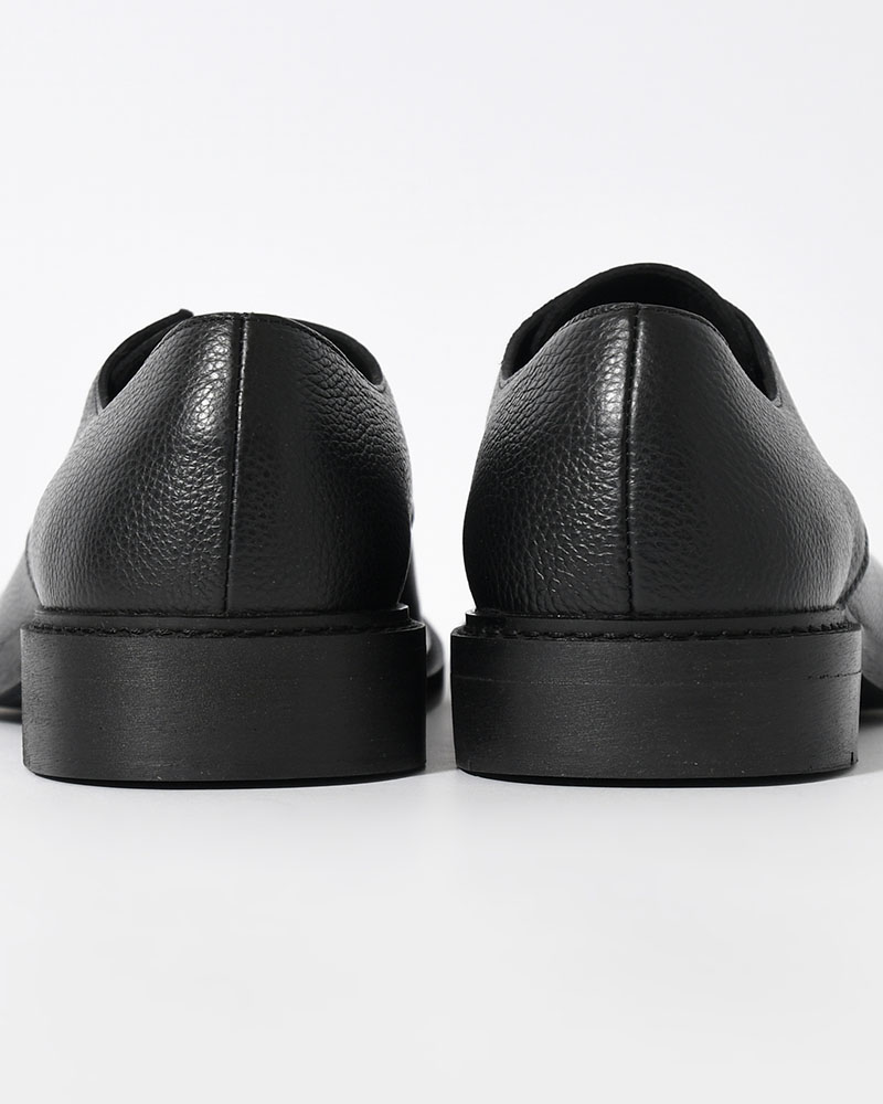 073 DERBY (Pebble Leather) -BLACK-