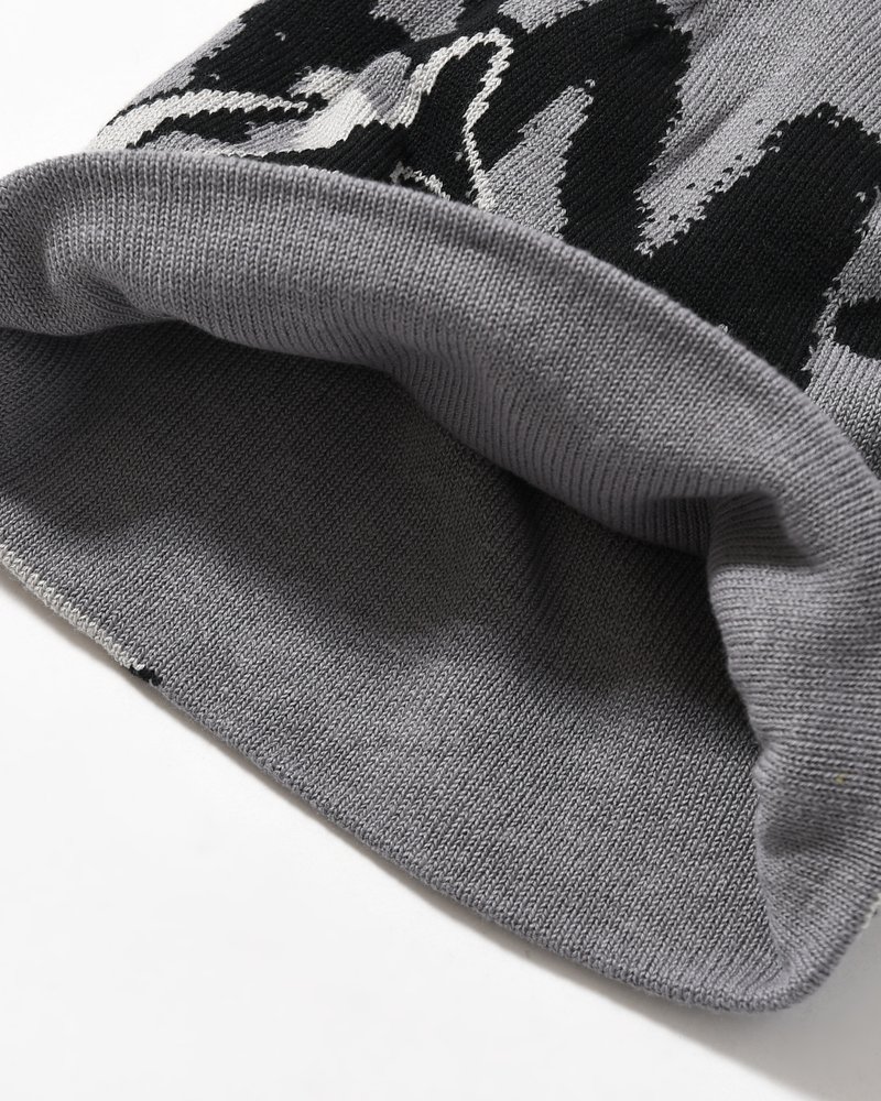 URCHIN BEANIE -GREYS-