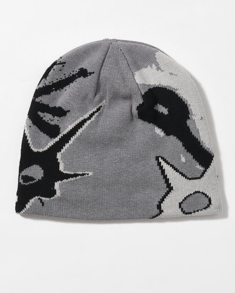 URCHIN BEANIE -GREYS-