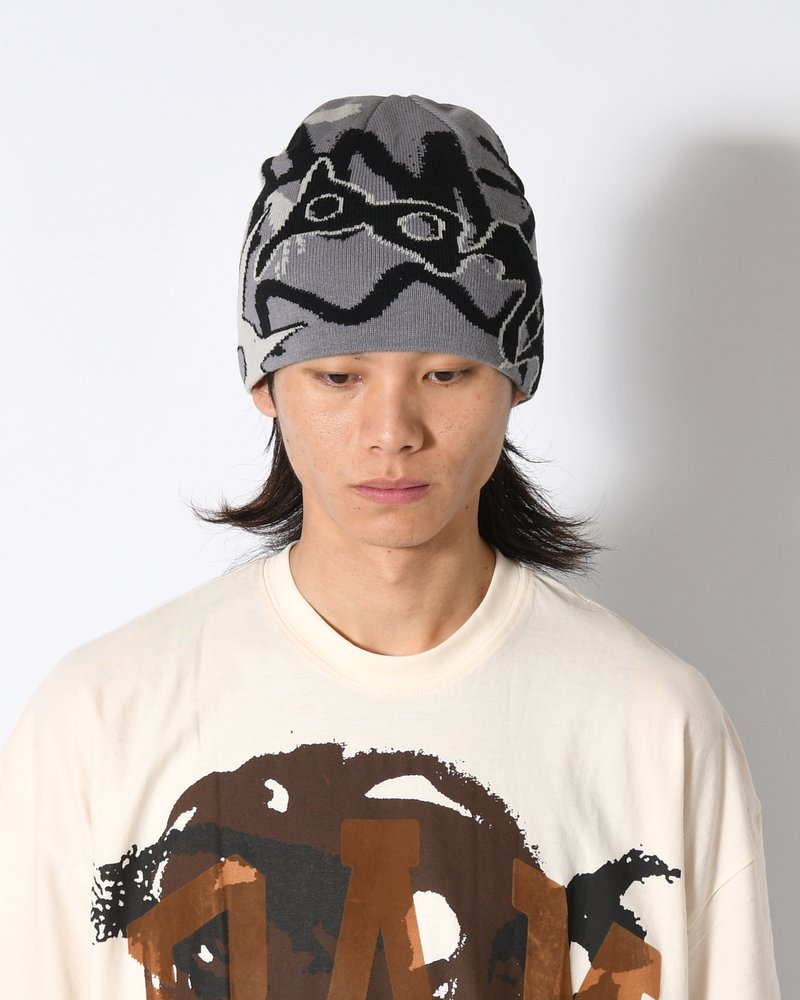 URCHIN BEANIE -GREYS-