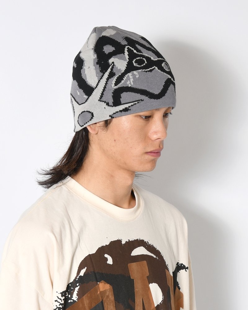 URCHIN BEANIE -GREYS-