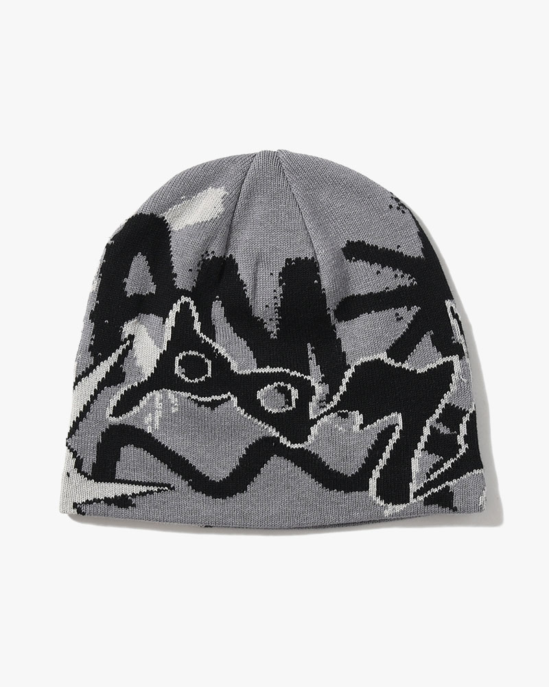 URCHIN BEANIE -GREYS-
